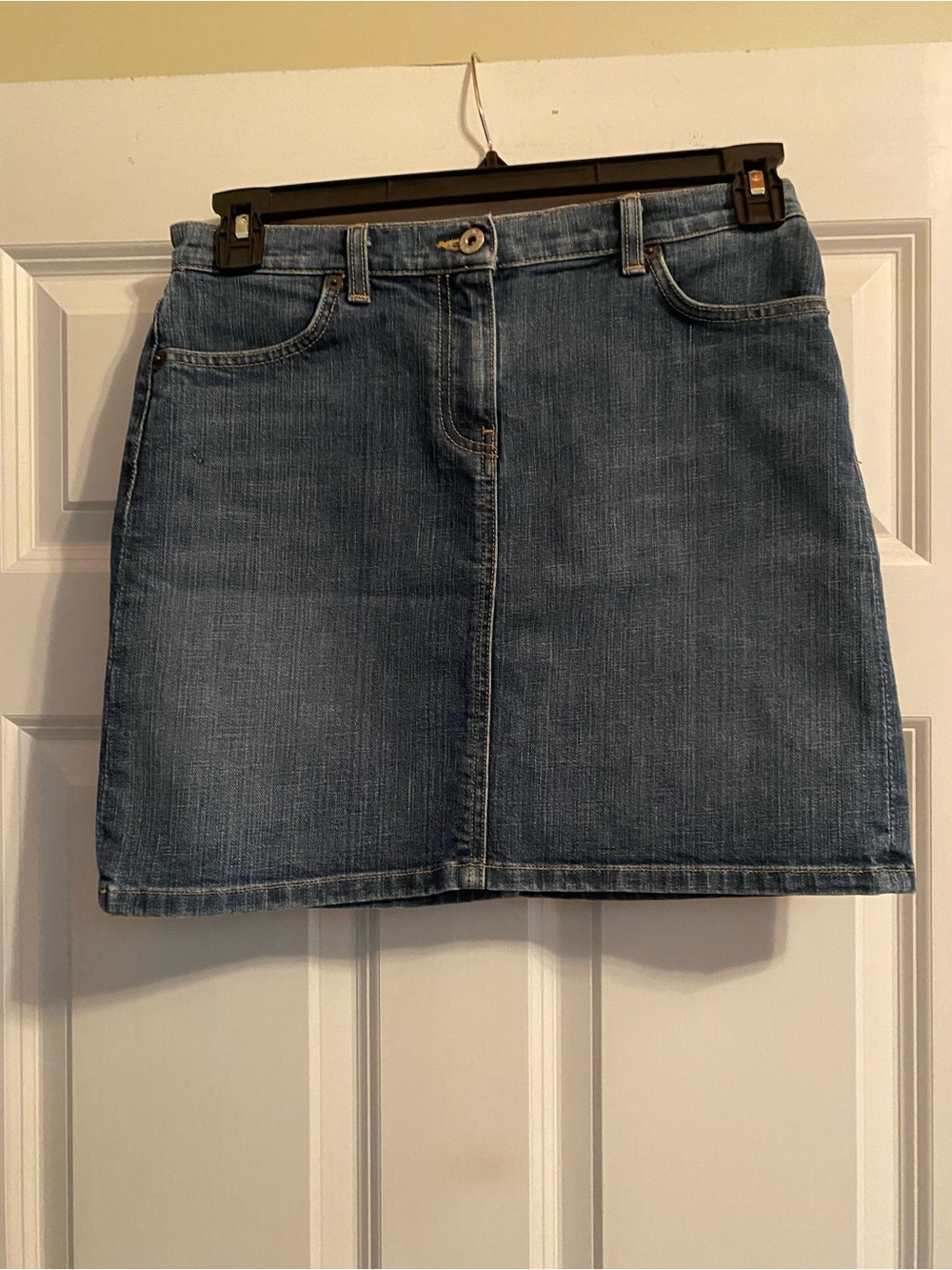 J. Crew Blue Denim Mini Skirt